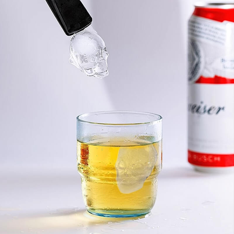 💀🧊DIY Silicone Ice Cube Mold — Perfect for Whiskey, Cocktails, and Halloween Parties🎃