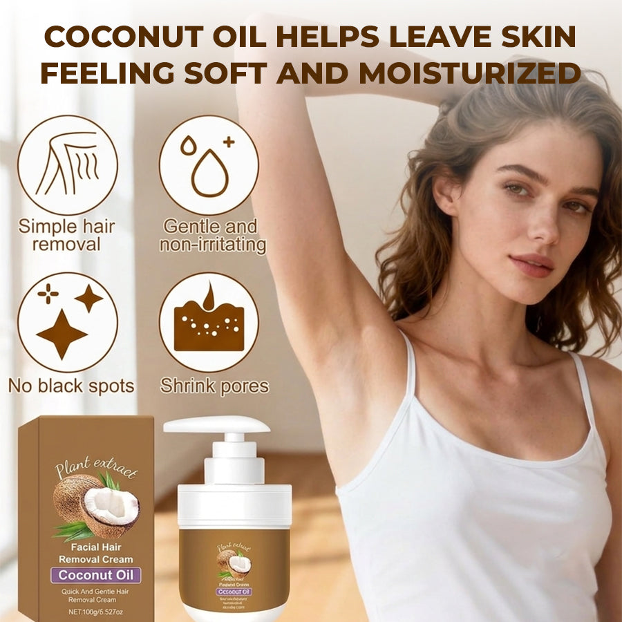 Gentle Coconut Oil Hair Removal Cream