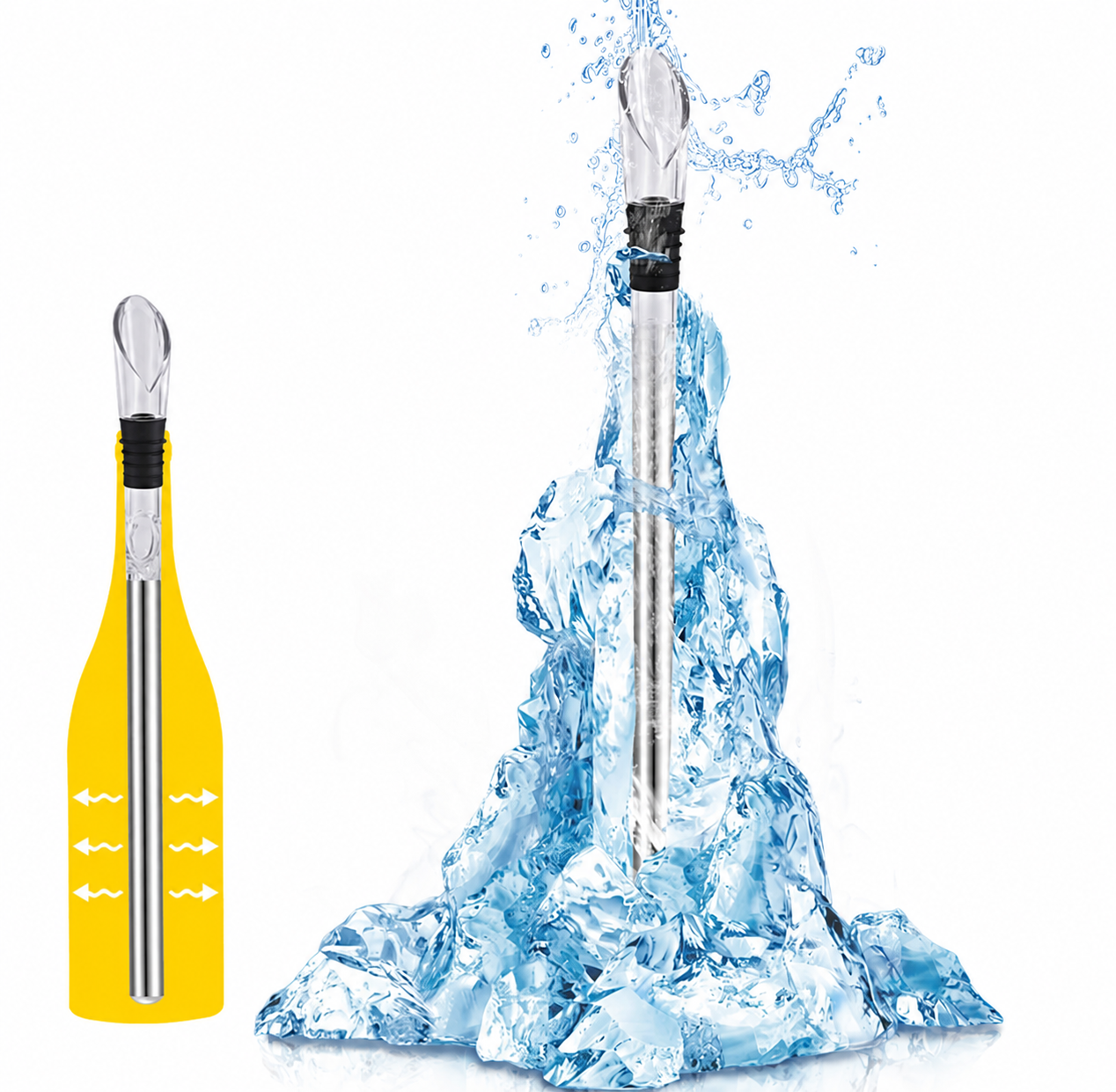 304 Stainless Steel Wine Chiller Stick