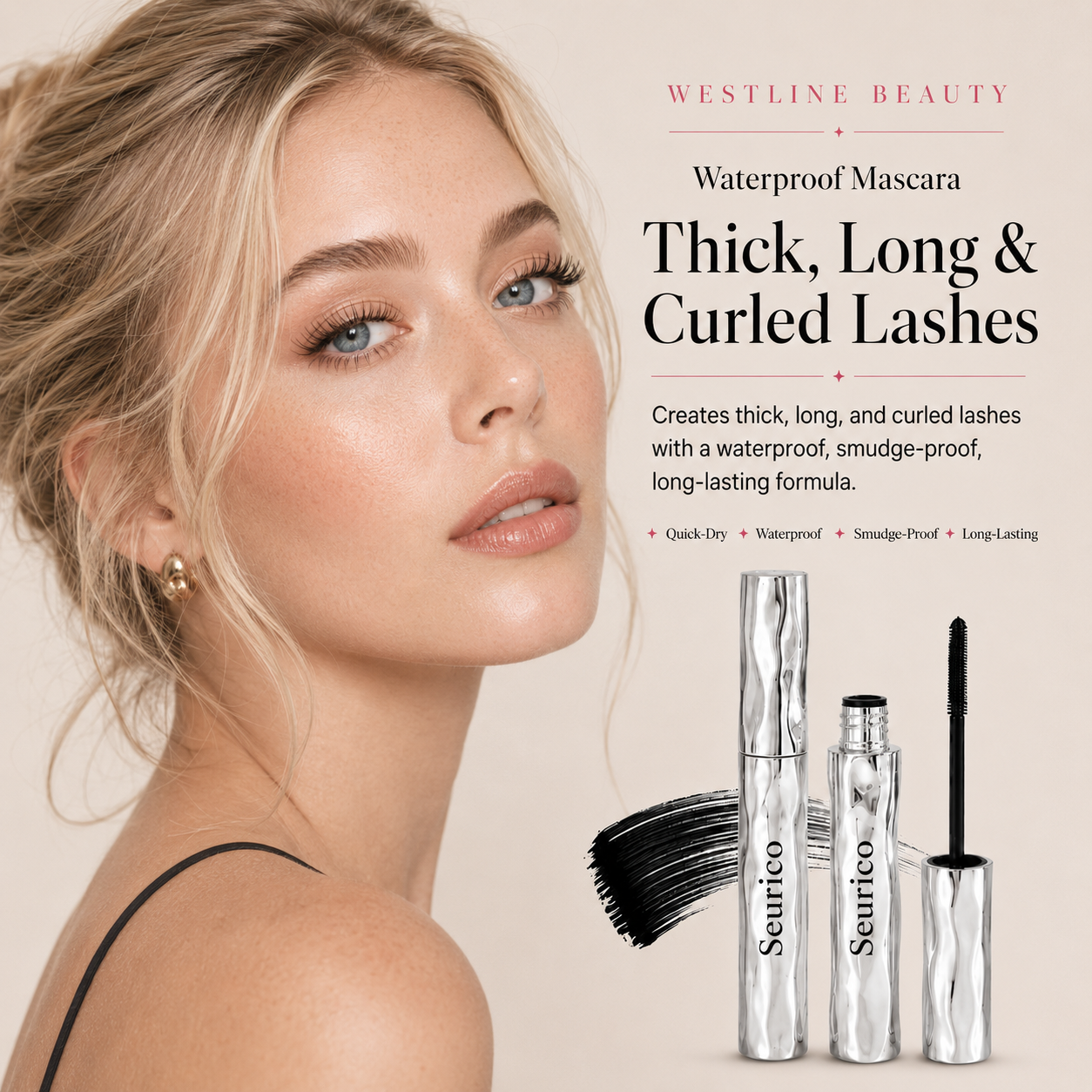 Waterproof Curling & Lengthening Mascara