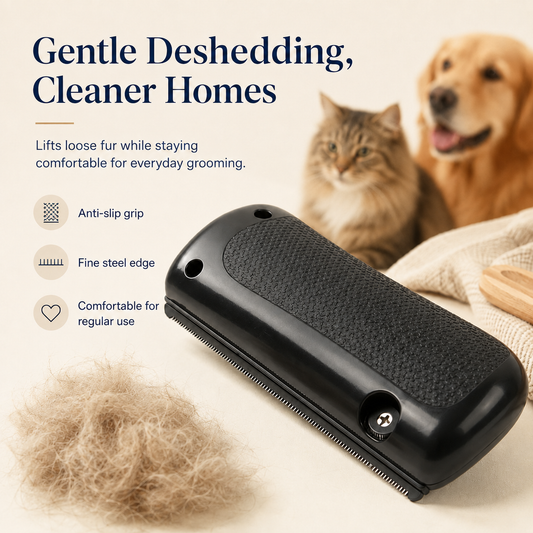 Pet Deshedding Comb for Dogs & Cats