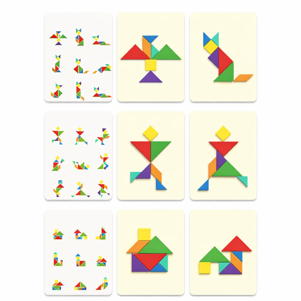 Magnetic Tangram Puzzle Set