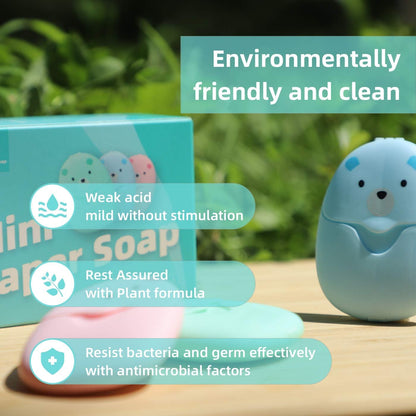 💜BUY MORE SAVE MORE💜Travel Portable Paper Soap Sheets