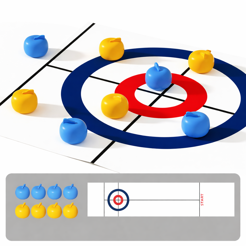Table Curling Game Set