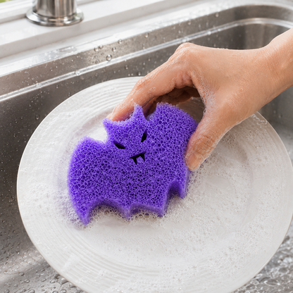 Halloween Temperature-Responsive Kitchen Sponge