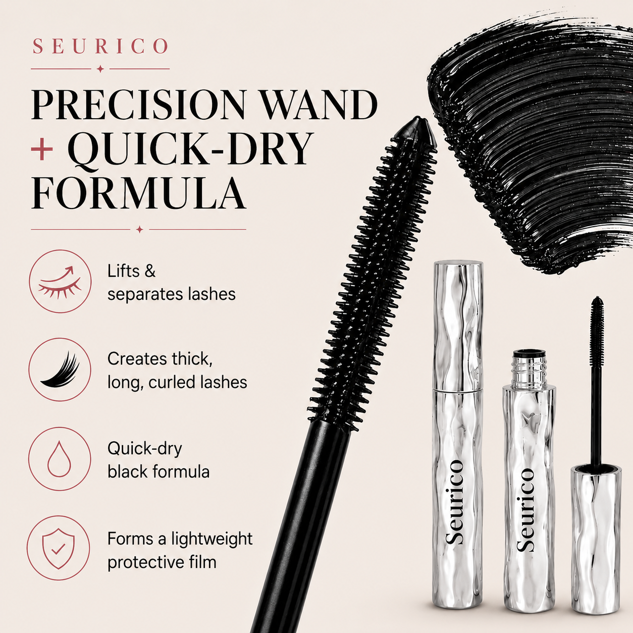 Waterproof Curling & Lengthening Mascara