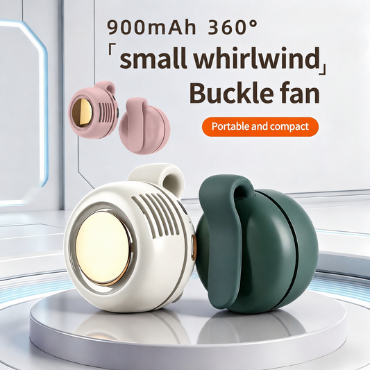 Small Whirlwind Buckle Fan