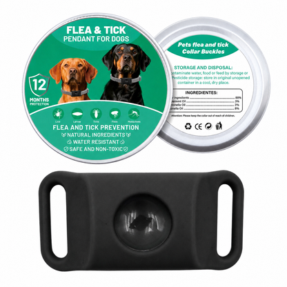 Botanical Flea & Tick Collar Pendant for Dogs & Cats