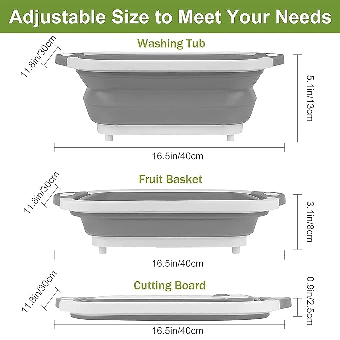 🍗🥗BBQ & Meal Prep Tub | Collapsible Prep Tub🍖🏕️