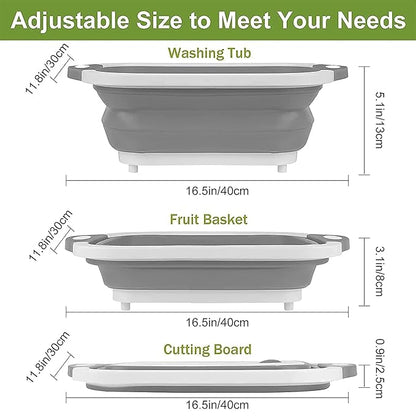 🍗🥗BBQ & Meal Prep Tub | Collapsible Prep Tub🍖🏕️