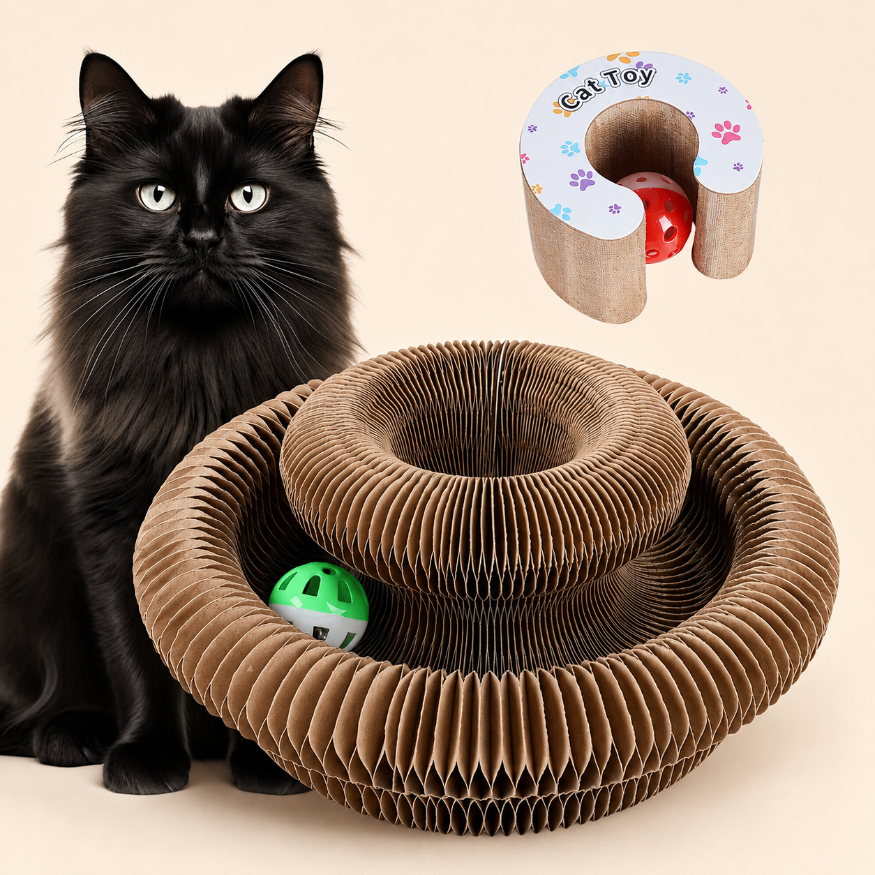 Magic Accordion Cat Scratcher