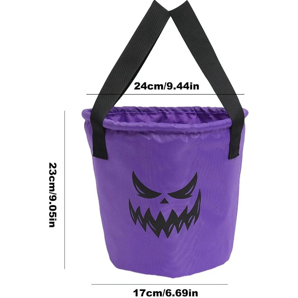 🎉👻 Glow-in-the-Dark Halloween Candy Basket – LED Trick-Or-Treat Bag