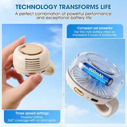 Small Whirlwind Buckle Fan