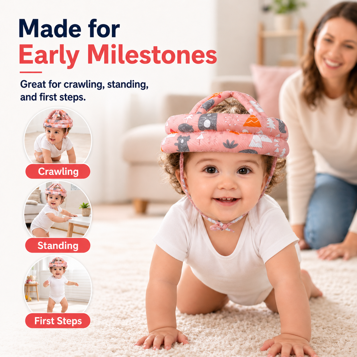 Baby Head Protection Cushion Hat