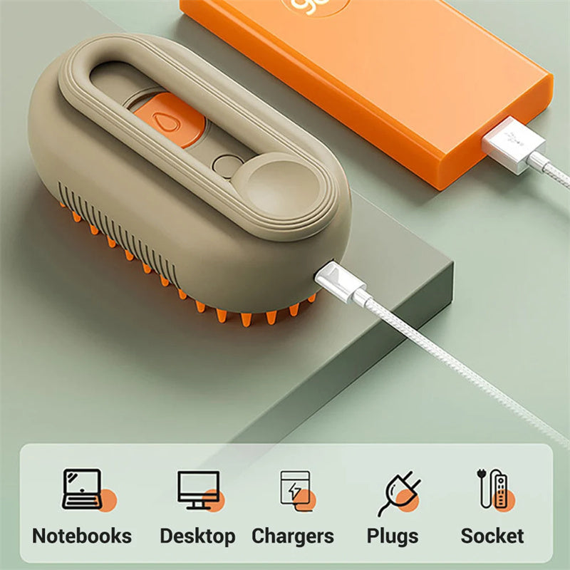 3-in-1 Electronic Spray Massage Comb