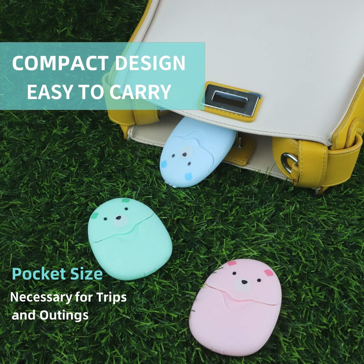 💜BUY MORE SAVE MORE💜Travel Portable Paper Soap Sheets
