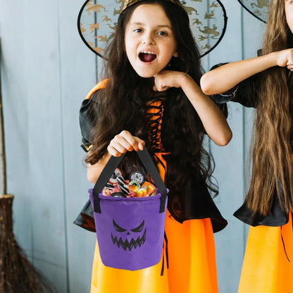 🎉👻 Glow-in-the-Dark Halloween Candy Basket – LED Trick-Or-Treat Bag