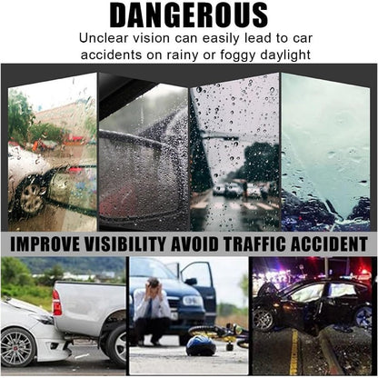 Hydrophobic Rearview Mirror Rain & Anti-Fog Film