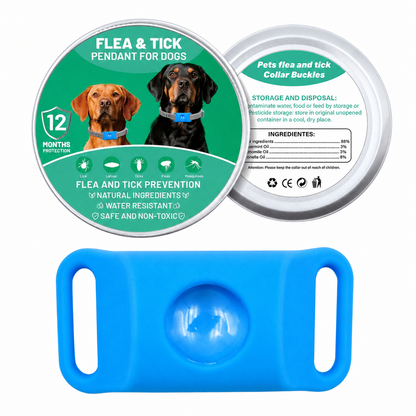 Botanical Flea & Tick Collar Pendant for Dogs & Cats