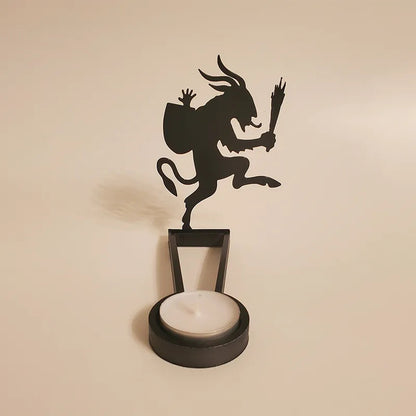 🎃Halloween Silhouette Tealight Holder – Festive Tabletop Decor🧙‍♀️
