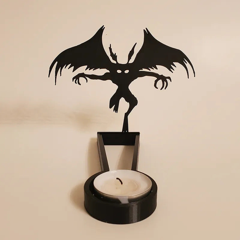 🎃Halloween Silhouette Tealight Holder – Festive Tabletop Decor🧙‍♀️