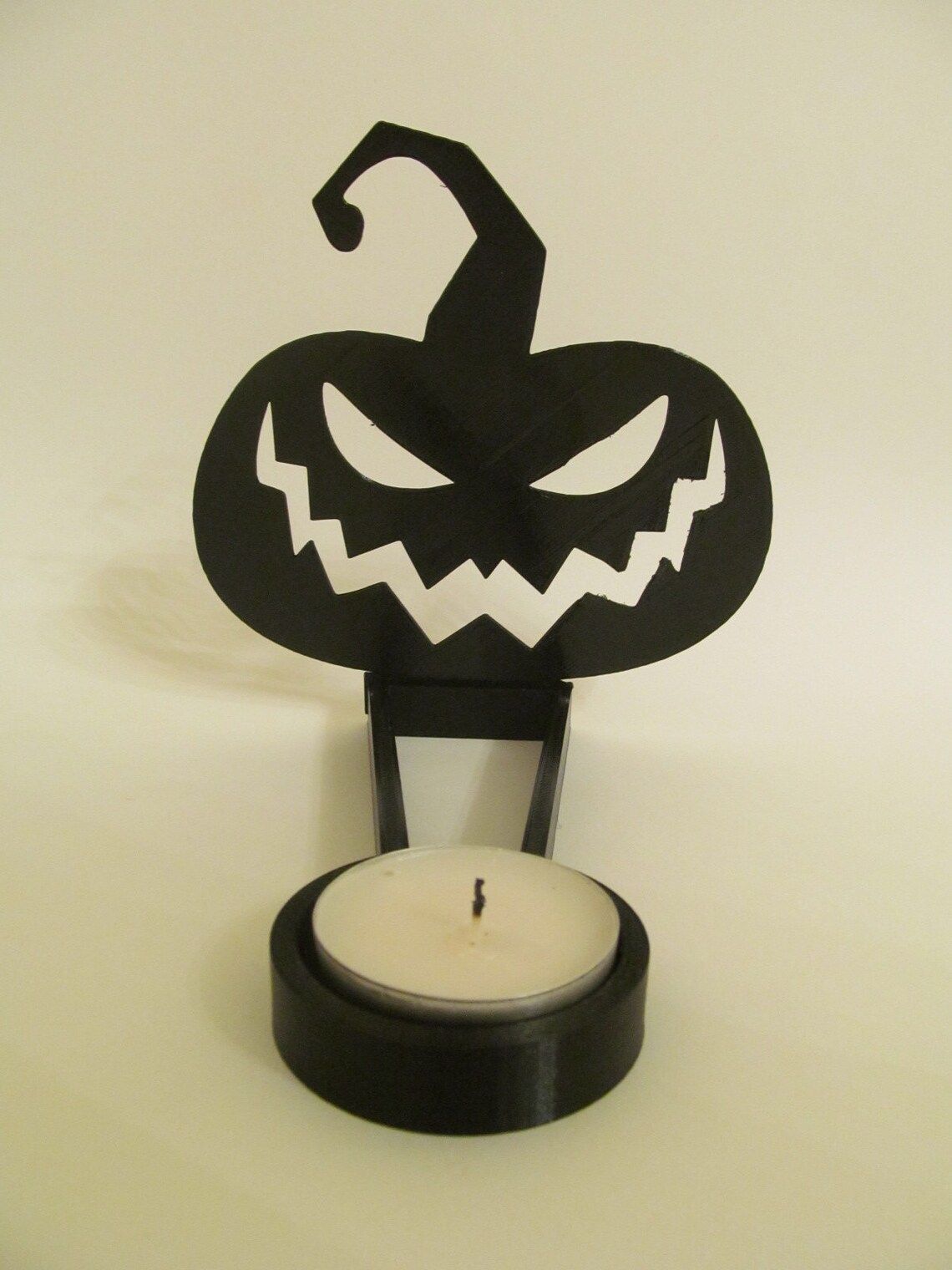 🎃Halloween Silhouette Tealight Holder – Festive Tabletop Decor🧙‍♀️