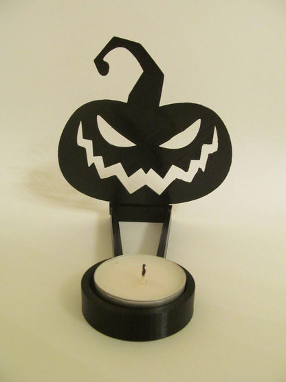 🎃Halloween Silhouette Tealight Holder – Festive Tabletop Decor🧙‍♀️