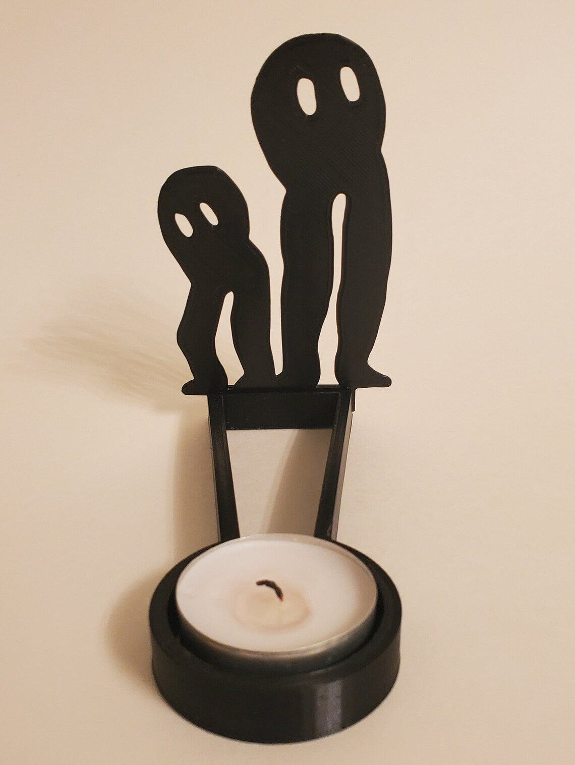 🎃Halloween Silhouette Tealight Holder – Festive Tabletop Decor🧙‍♀️