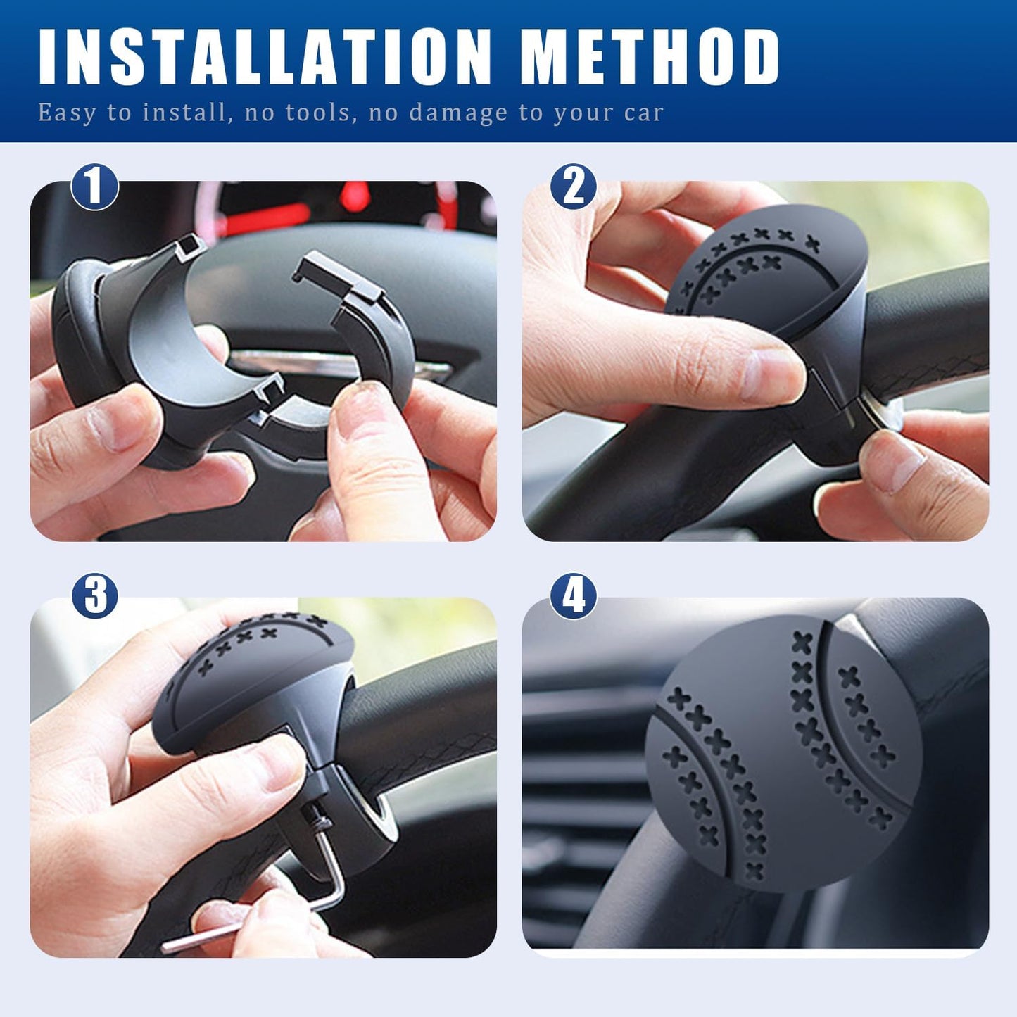 🔥Car Steering Wheel Booster