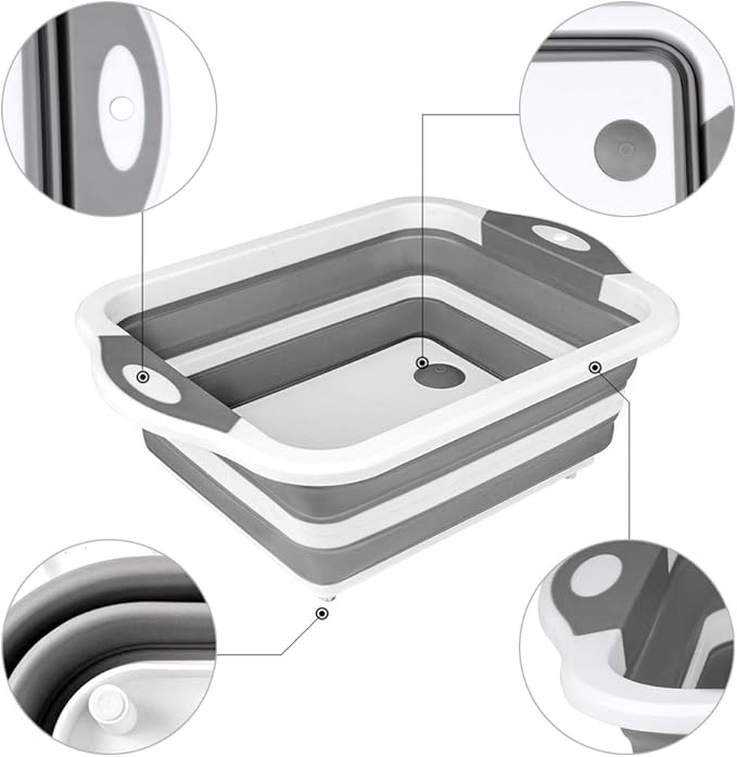 🍗🥗BBQ & Meal Prep Tub | Collapsible Prep Tub🍖🏕️